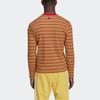 Adidas Вязаная футболка унисекс с длинными рукавами в полоску Originals x Wales Bonner Горчично-желтый HG6265