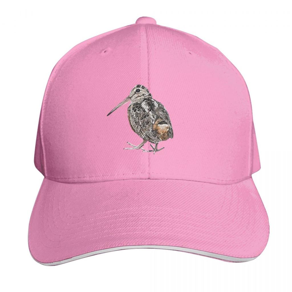 American Woodcock Timberdoodle White Alternate Design Baseball Cap Sunscreen Mountaineering Golf Trucker Hats For Unisex Womens