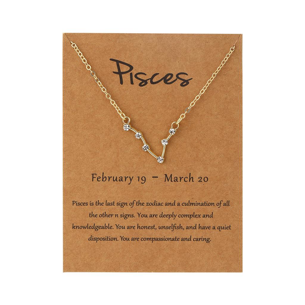 Ожерелье для женщин, ожерелье с подвеской в виде карты зодиака, простая персонализированная цепочка на ключицу с бриллиантовым ожерельем в виде созвездия, элегантное ожерелье