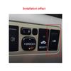 Music Recorder Monitor speaker Radar Parking Sensor Front Fog Light Spotlight  Switch Button For BYD F3
