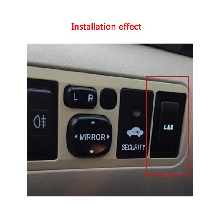 Music Recorder Monitor speaker Radar Parking Sensor Front Fog Light Spotlight Switch Button For BYD F3