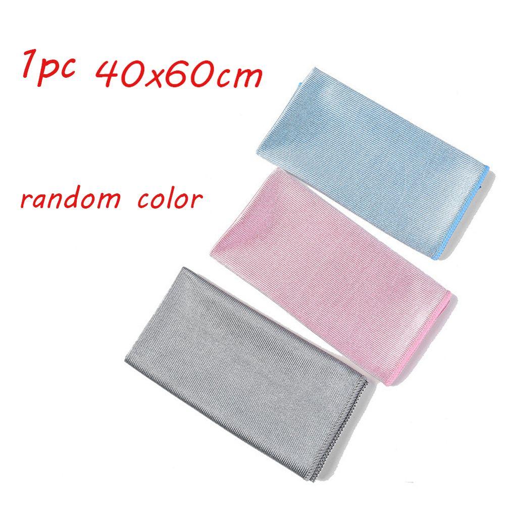 Microfiber Scouring Pad Rags No Lint Wipe Mirror Water Absorption Glass Cleaning Washing Towel