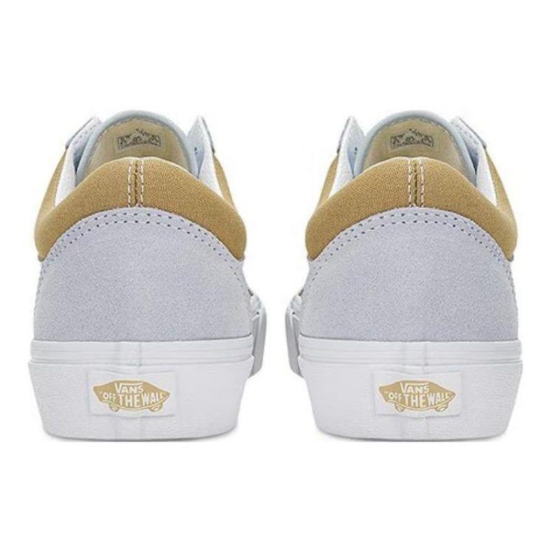 Vans Унисекс ретро кеды для скейтбординга Old Skool модные низкие белые коричневые VN0A5KRSC30