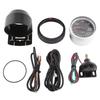 Universal 60mm LED Turbo Boost Meter Gauge Black Shell For Auto Racing Car 0200 Kpa