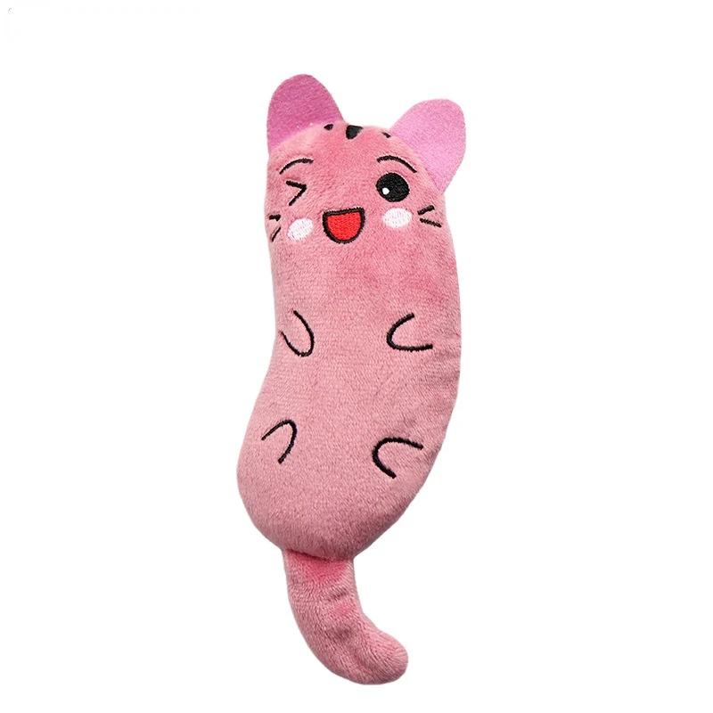Плюшевая игрушка-грызун с кошачьей мятой для кошек и котят - Интерактивная игра с милыми животными