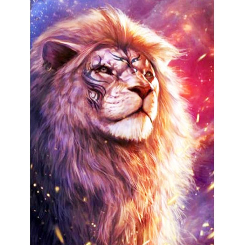 Алмазная картина Лев, вышивка крестиком, мозаика, Алмазная вышивка, животные, стразы, картины, домашний декор