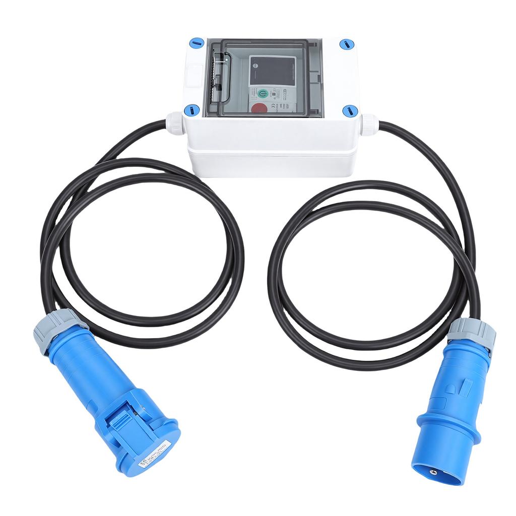 Цифровой счетчик электроэнергии с водонепроницаемым разъемом WiFi Автоматический выключатель Поддержка для Умного портативного счетчика кВтч для Автодома, Уличного использования, Дома