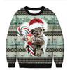 Funny Christmas Sweatshirts Animals Cats Dogs 3D Print Hoodies Women Streetwear Long Sleeve Pullovers Y2k Hoodie Woman Clothing