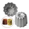 Nonstick Aluminium Canele Moulds Cup For Bakery Jelly Cheese Holder Baking Tools French Pastry Custard Cookie Kitchen Tools