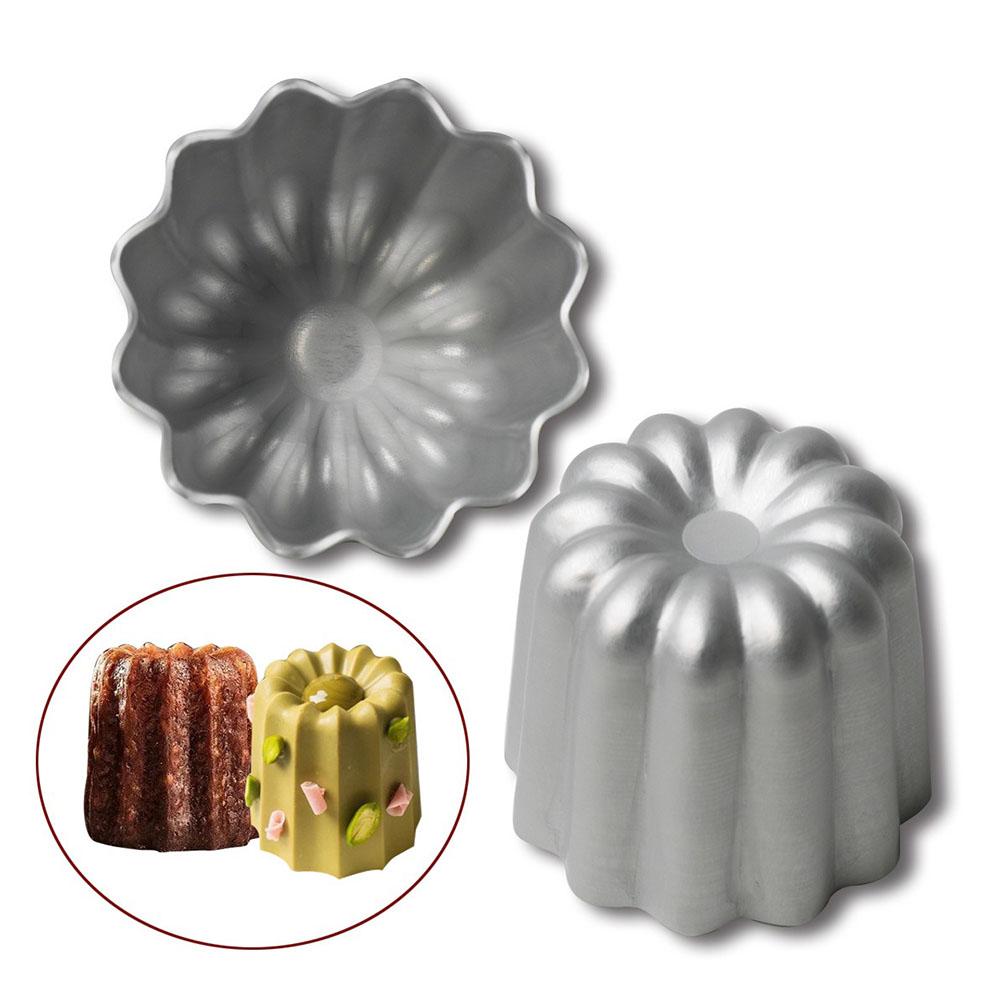 Nonstick Aluminium Canele Moulds Cup For Bakery Jelly Cheese Holder Baking Tools French Pastry Custard Cookie Kitchen Tools
