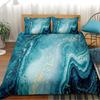 Комплект пододеяльников с рисунком мраморной текстуры с постепенным переходом, цифровая печать для трех комплектов постельного белья