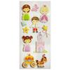 Glitter 3D Stickers - Prince and Princesses