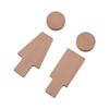 2pcs/se Self-adhesive Bathroom Door Signs Antique Men's And Women's Toilet Sign  Home Decor