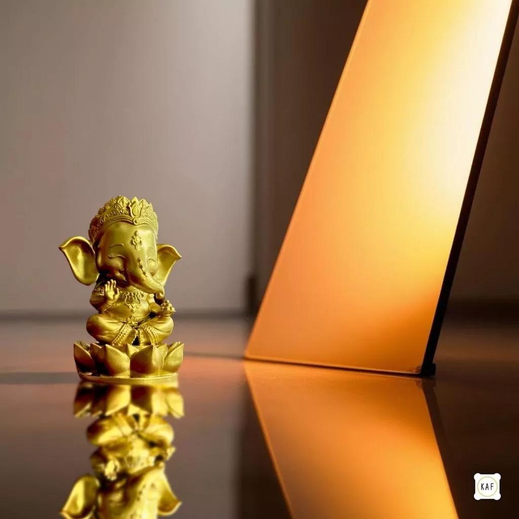 Ганеша Голова слона Индуизм Бог Статуя Мощный Амулет Удачи Талисманы Ювелирные изделия Винтаж Защита Здоровья Удача Богатство