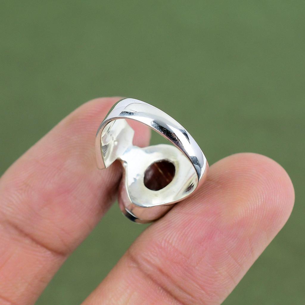 Red Snakeskin Jasper Ring 925 Sterling Silver Ring Wonderful Jewelry Gemstone Ring Handmade Silver Jewelry For Gifts Available In Ring Size
