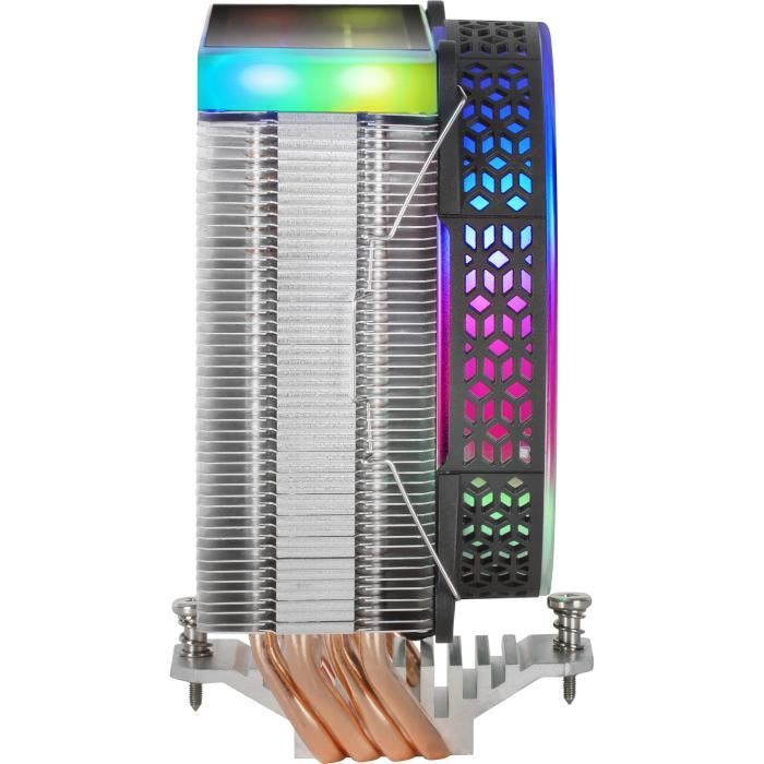 Ventirad processeur - Mars Gaming - MCPU-VR RGB - Noir - 9 cm - Compatible Socket AM4