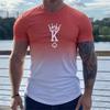 Летняя футболка, мужские топы с 3D принтом King, модная футболка унисекс с коротким рукавом и круглым вырезом, футболка большого размера, новая повседневная праздничная рубашка мужская