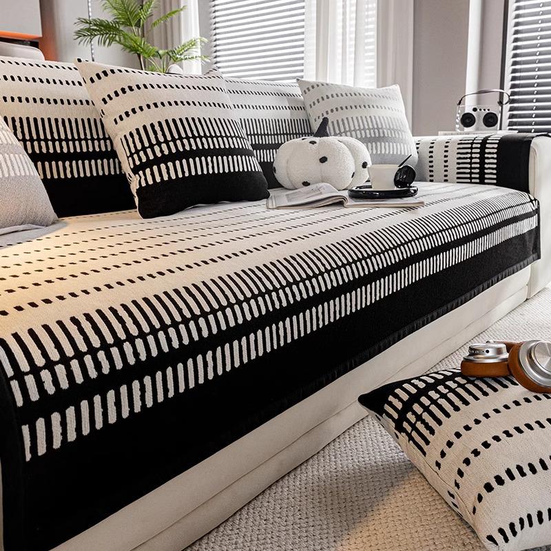 Chenier Sofa Cushion New Four-Season Universal Straight Row Seat Cushion Light Luxury High-End Sofa Cover Cover Cover Towel