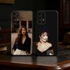 Чехол для телефона певицы Селены Кинтанильи для Samsung S25,24,21,22,23,30,Ultra,20,Plus,Fe,Lite,Note Мягкий черный чехол