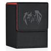 UAONO Deck Case, Trading Card Case for Yu-Gi-Oh! Cards, 100+ Deck Case with 2 Dividers, Compatible with MTG, TCG, and CCG, PU Leather Card Storage Box