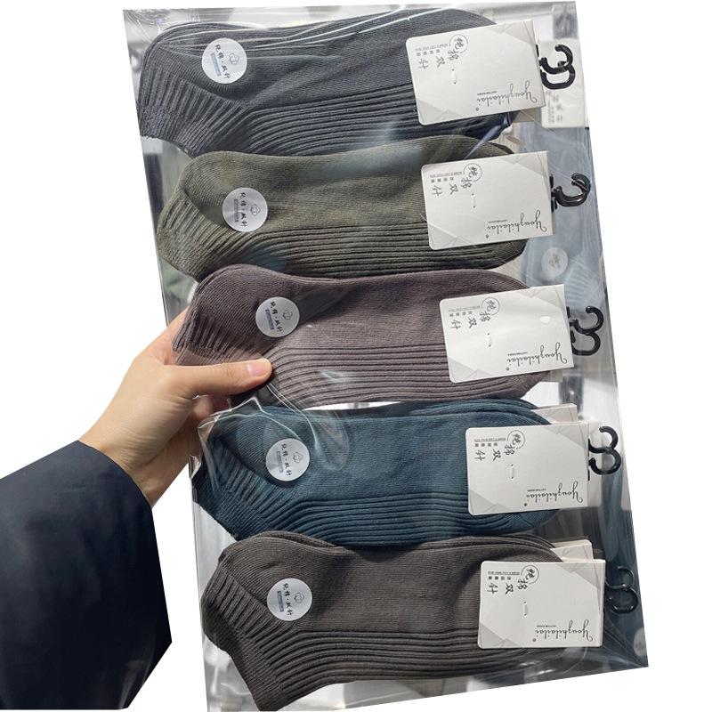 Мужские носки из хлопка, короткие носки на весну и лето, носки-лодочки, низкие мужские носки для мальчиков