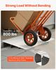 Door Threshold Ramp, 87 mm Rise, Aluminum Alloy Threshold Ramp Rated 363 kg Load Capacity, Handicap Ramps for Home Steps for Wheelchair, Scooters,