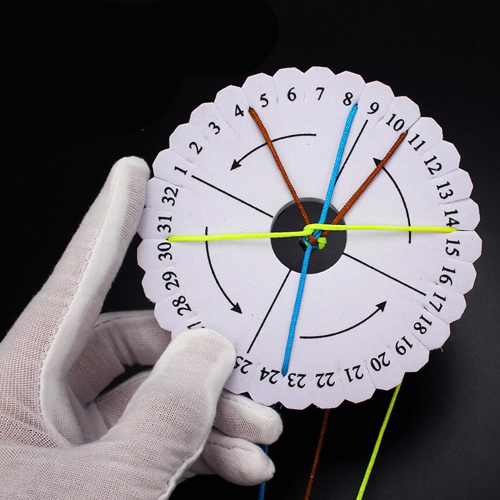 1/4x Round Square Beading Cord Disc Disk Braiding Plate Bracelet Loom Weaving Board DIY Braided Rope Handmade Craft Jewelry Tool