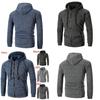 Premium Quality Men's Athletic Soft Sherpa Zip Up Hooded Hoodie Sweater Jacket Coat For All Seasons