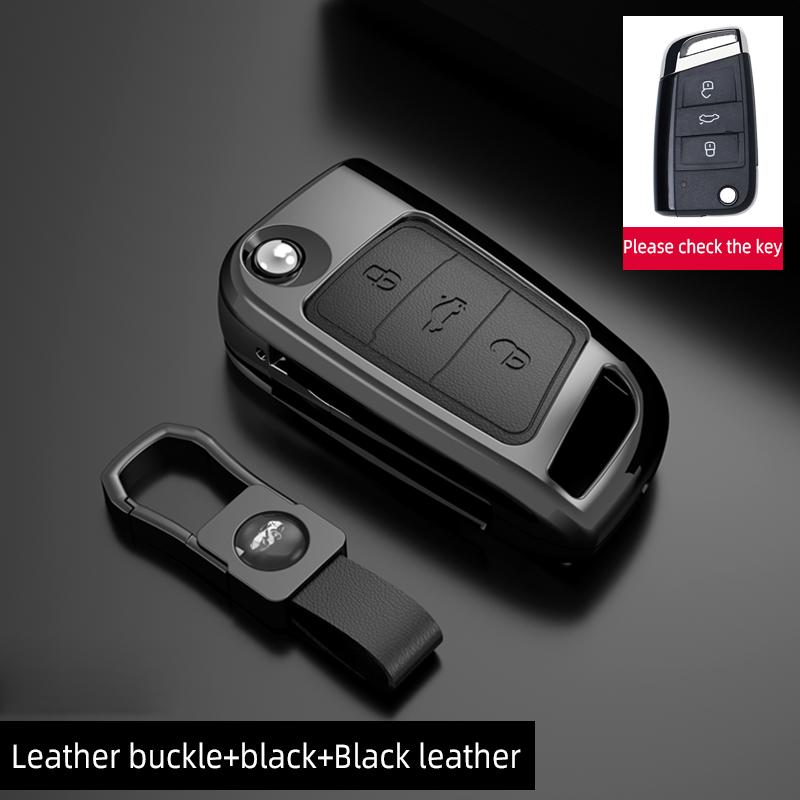 Чехол-держатель для дистанционного ключа автомобиля из цинкового сплава, брелок для Volkswagen Magotan Passat B8 Golf для Skoda Superb A7, аксессуары оптом