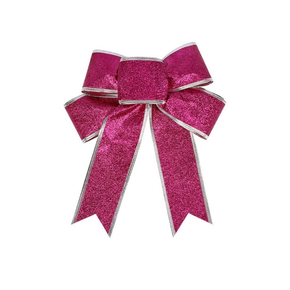 Large Christmas Tree Bows 25cm Red Bows Cute Wreaths Xmas Decor