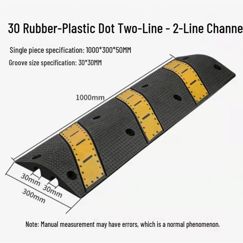 Indoor/Outdoor Cable Protection Rubber Trunking Speed Bump