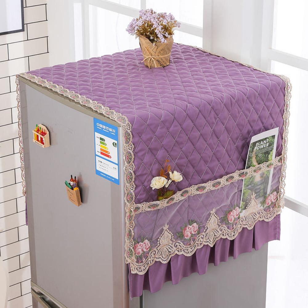 polyester cotton Refrigerator Dust Covers Fashionable Microwave Oven Dust Protector  living room