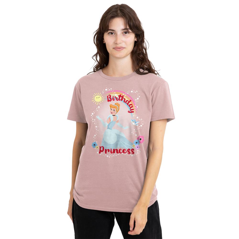 Cinderella Womens/Ladies Princess Birthday T-Shirt