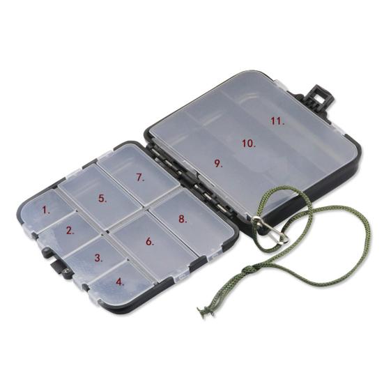 Double-sided Fishing Lure Box Detachable Baffle Portable Waterproof Heavy Duty Artificial Fishing Baits Accessories Organizer Storage Case Container