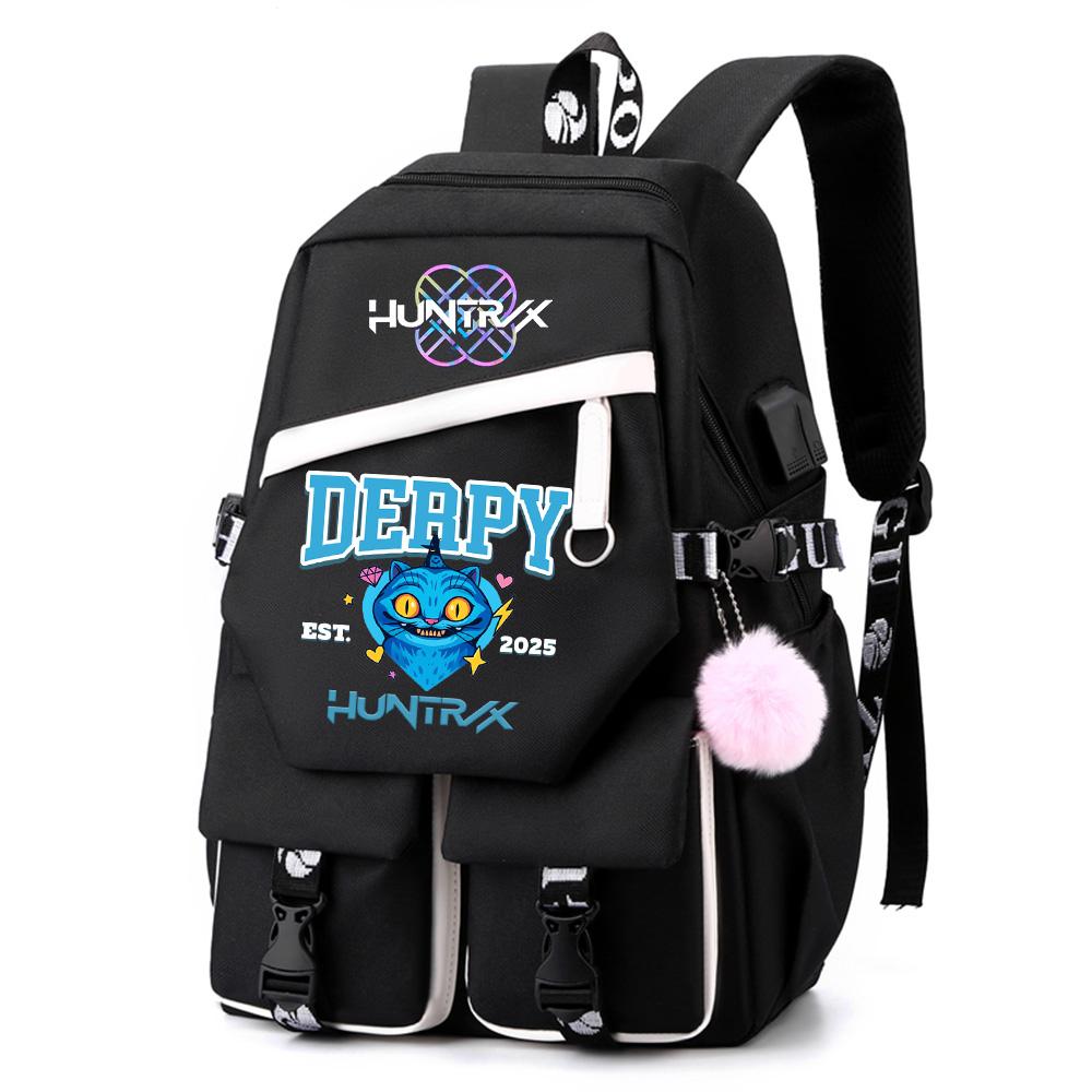 Anime K-Pop Demon Hunters Printed Large Capacity Backpack for Teenger Student Girl Boy Schoolbag Bookbag Women Waterproof Travel Bag Gift