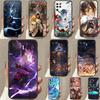 Чехол Genshin Impact для OPPO A54 A74 A94 A83 A91 A93 A5 A9 A31 A53 2020 A15 A52 A72 Find X5 X3 Pro