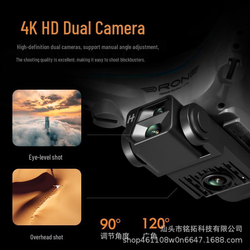 KY102 HD Дрон: Улучшенное обхождение препятствий, оптический поток, 4-осевой полет, аэрофотосъемка с дистанционным управлением.