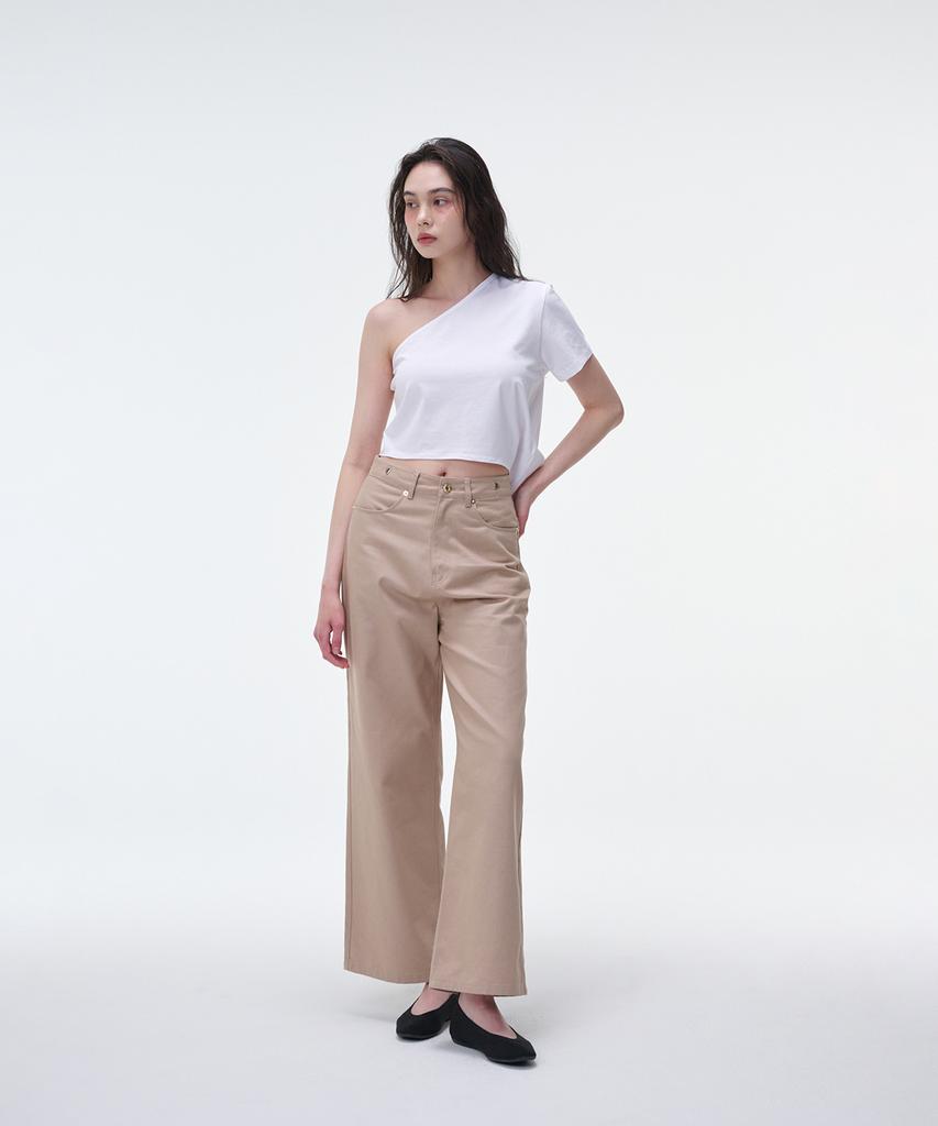 OEUVA Beige Straight Pants