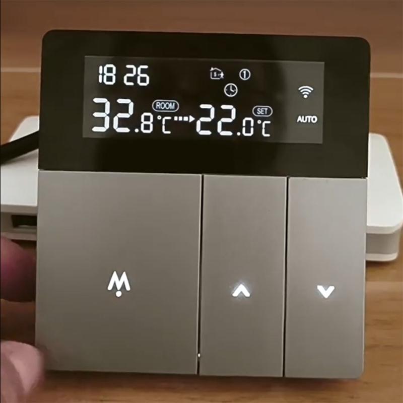 Upgrades Programmable Intelligent Thermostat Touchscreens Temperature Controller for Electric Water Gas Boiler Heating