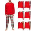 Мужской пижамный комплект, с длинным рукавом и длинными брюками, двухпредметный комплект
