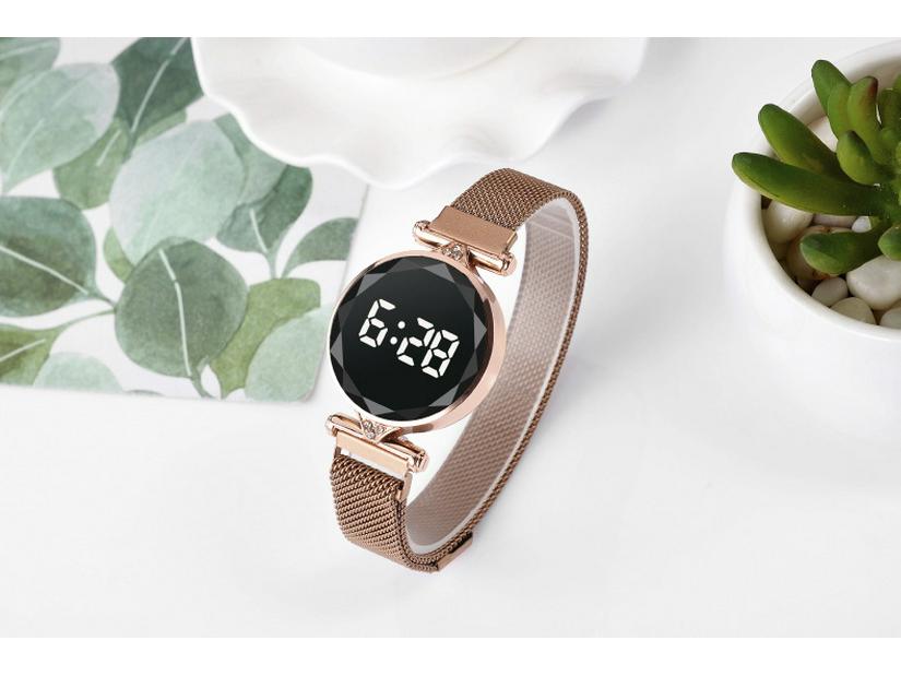 Женские стразы LED Магнитные Модные часы