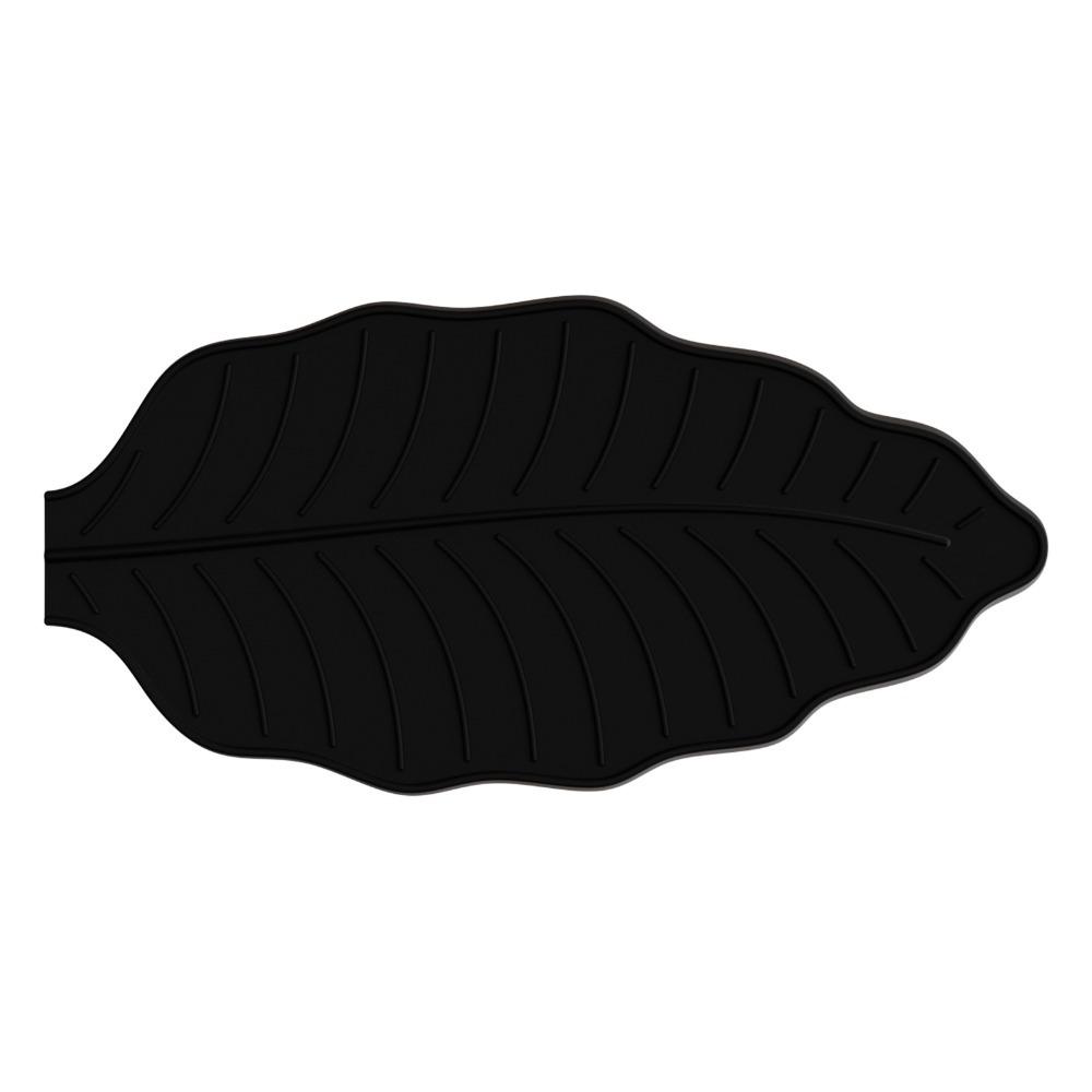 Silicone Leaf Shape Kitchen Dish Draining Mat Non-Slip Pot Holder Kitchen Utensil