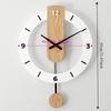 Украшение гостиной Настенные часы Предметы для украшения стен Бесшумные цифровые настенные часы Персонализированные декоративные настенные часы из массива дерева