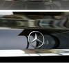 WAK3   9cm Car Rear Trunk Emblem Badge Sticker For Mercedes-Benz W205 W211 W212 GLC Car Tail Emblem Decals Interior Mouldings HBT-BENC
