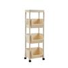 Household Kitchen Organizers Movable Trolley Creative Kitchen Storage Rack