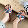 Модные домашние тапочки с открытым носком для ванной и женские сандалии аниме 2024 платформа шлепанцы каваи милые домашние мультяшные туфли W F