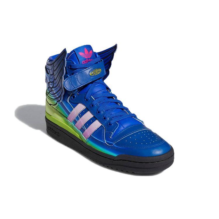Кроссовки унисекс Jeremy Scott x adidas Forum Wings 4.0 Motorsport Синий Ярко-синий Шокирующий-розовый GY4421