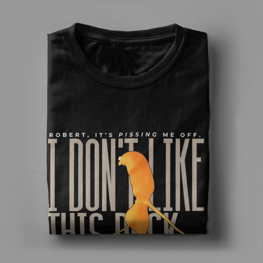 Marcus The Worm I don't like this Rock T Shirts for Men Cotton Vintage T-Shirts Crew Neck Tee Shirt Clothes Birthday Gift