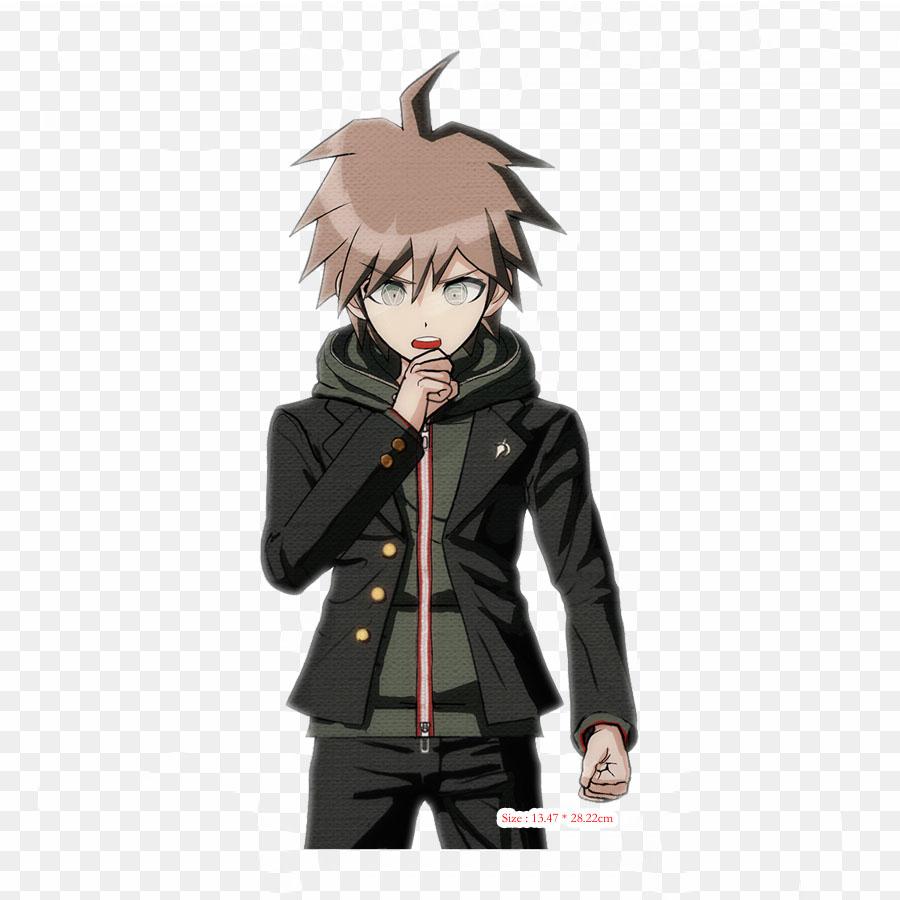 Danganronpa Makoto Makoto Naegi Komaru Naegi Print Sticker On Clothes DIY Thermal Stickers For T-Shirts Patch Iron On Transfer Patch