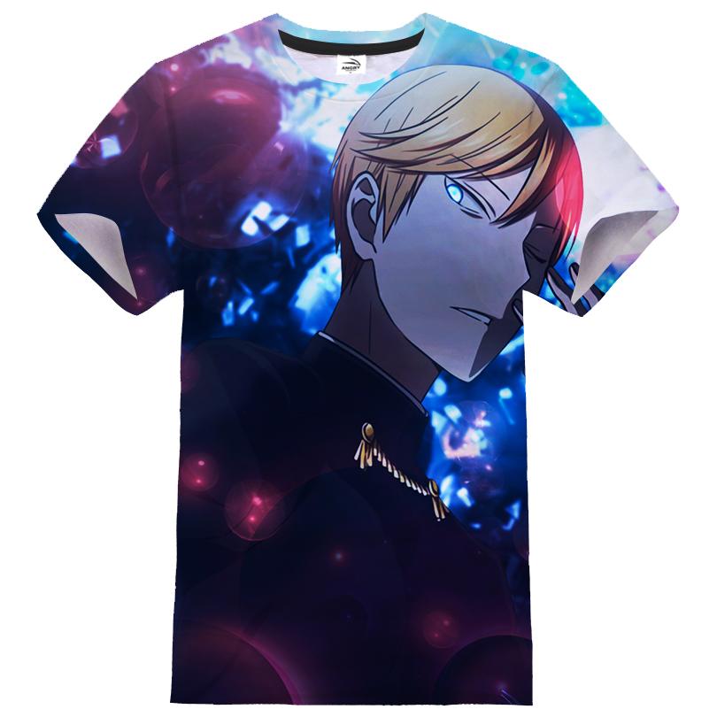 Новинка 2023 года, аниме-футболка с принтом «Love Is War» в формате 3D, модная уличная одежда для мужчин и женщин, спортивная повседневная футболка, кавайные футболки для девушек в стиле хип-хоп, топы